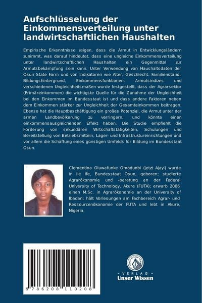 Produktbild: Aufschl&uuml;sselung der Einkommensverteilung unter landwirtschaftlichen Haushalten