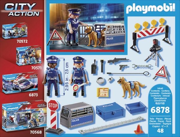 PLAYMOBIL® 6878 Polizei-Straßensperre