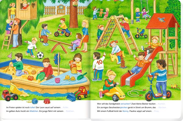 Produktbild: Bilder s. -W&ouml;rter f.: Bei uns im Kindergarten (Buchbonus)