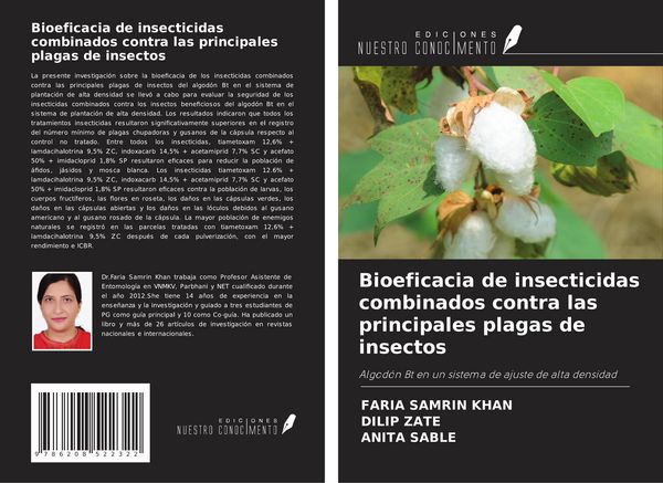 Produktbild: Bioeficacia de insecticidas combinados contra las principales plagas de insectos
