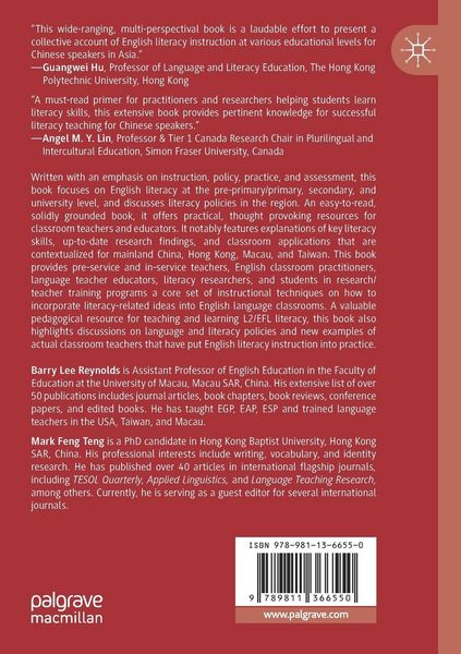 Produktbild: English Literacy Instruction for Chinese Speakers