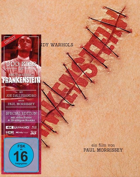 Produktbild: Andy Warhols Frankenstein - Mediabook - Cover B (4K Ultra HD) (+2 Blu-rays)