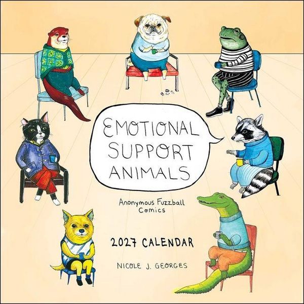 Produktbild: Emotional Support Animals 2027 Wall Calendar