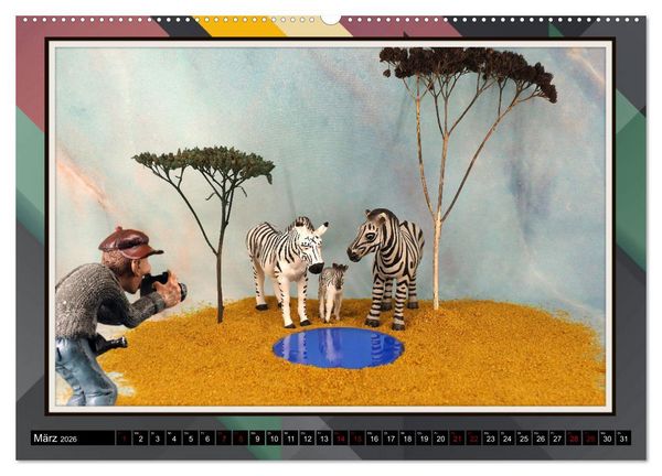 Produktbild: Fotograf auf Pirsch - ein Kinderkalender (hochwertiger Premium Wandkalender 2026 DIN A2 quer), Kunstdruck in Hochglanz