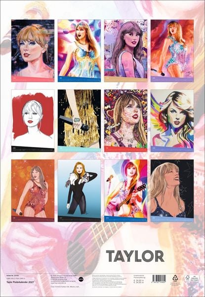 Produktbild: Taylor Posterkalender 2027
