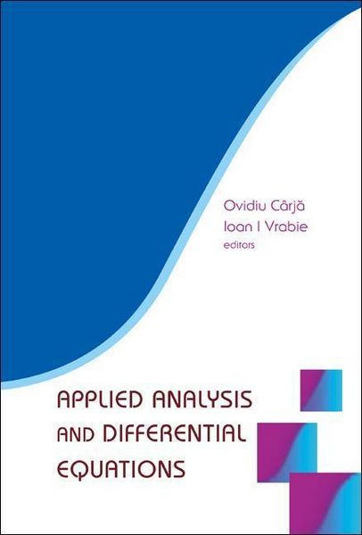 Produktbild: Applied Analysis and Differential Equations