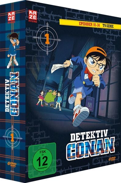 Produktbild: Detektiv Conan - TV-Serie - DVD Box 1 (Episoden 1-34) [6 DVDs]