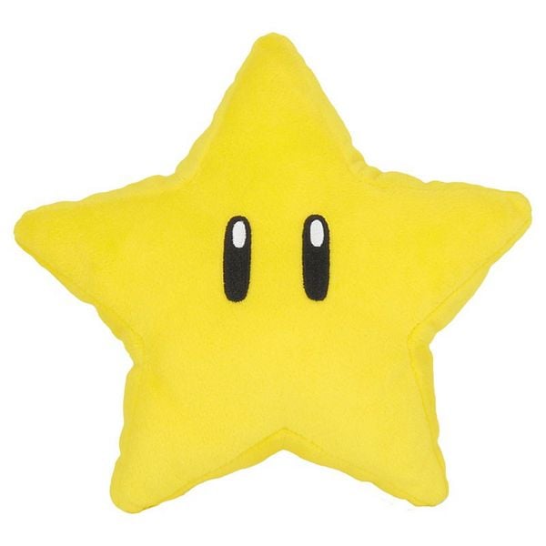 Produktbild: Nintendo Super Mario, Super Stern, Pl&uuml;sch, 18 cm