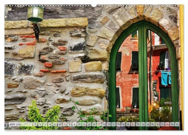 Produktbild: SCHMUCKST&Uuml;CKE der CINQUE TERRE (Wandkalender 2026 DIN A2 quer), CALVENDO Monatskalender