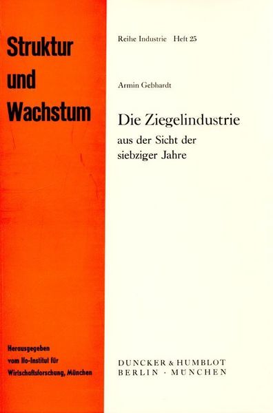 Produktbild: Die Ziegelindustrie