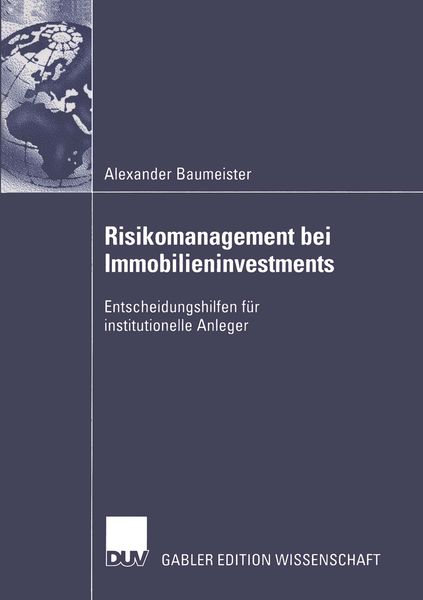 Produktbild: Risikomanagement bei Immobilieninvestments