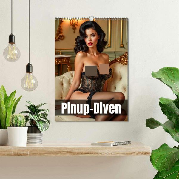 Produktbild: Pinup-Diven (Wandkalender 2026 DIN A3 hoch), CALVENDO Monatskalender