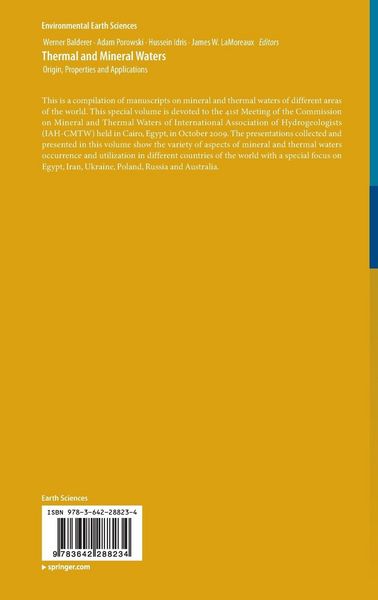 Produktbild: Thermal and Mineral Waters