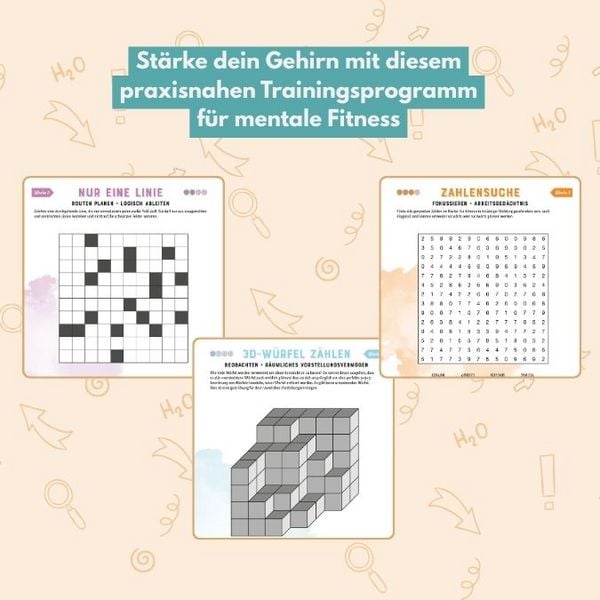 Produktbild: Gehirnjogging &ndash; 4 Wochen-Workout-Buch