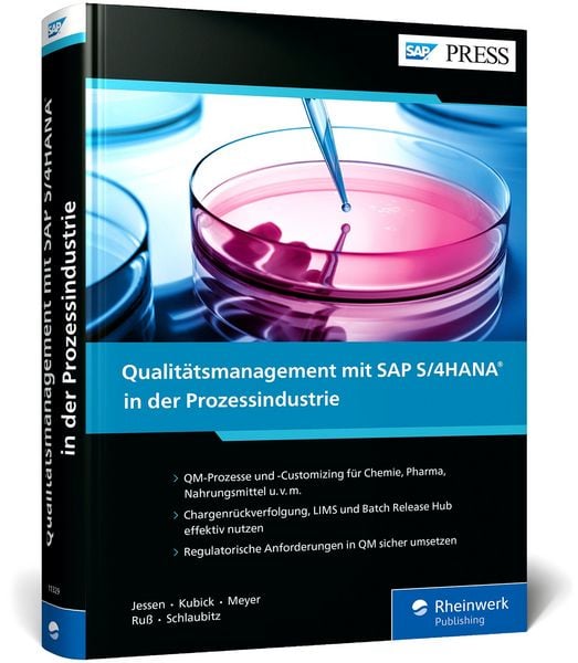 Produktbild: Qualit&auml;tsmanagement mit SAP S/4HANA in der Prozessindustrie