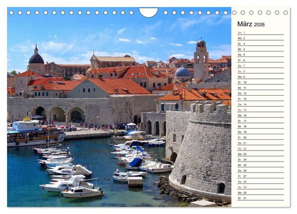 Produktbild: Dubrovnik - Perle der Adria (Wandkalender 2026 DIN A4 quer), CALVENDO Monatskalender