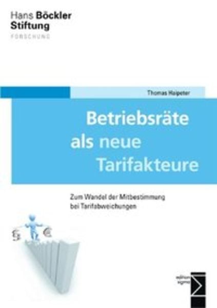 Betriebsräte als neue Tarifakteure, Taschenbuch von Thomas Haipeter, Edition Sigma, 9783836087148
