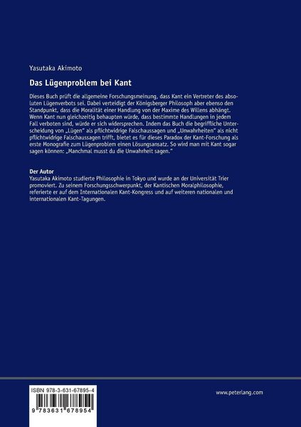 Produktbild: Das L&uuml;genproblem bei Kant