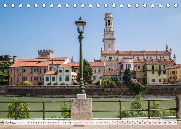 Produktbild: Viola, M: VERONA Historisches Stadtherz (Tischkalender 2022
