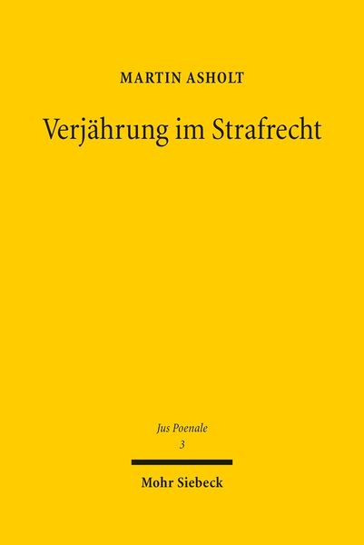 Produktbild: Verj&auml;hrung im Strafrecht