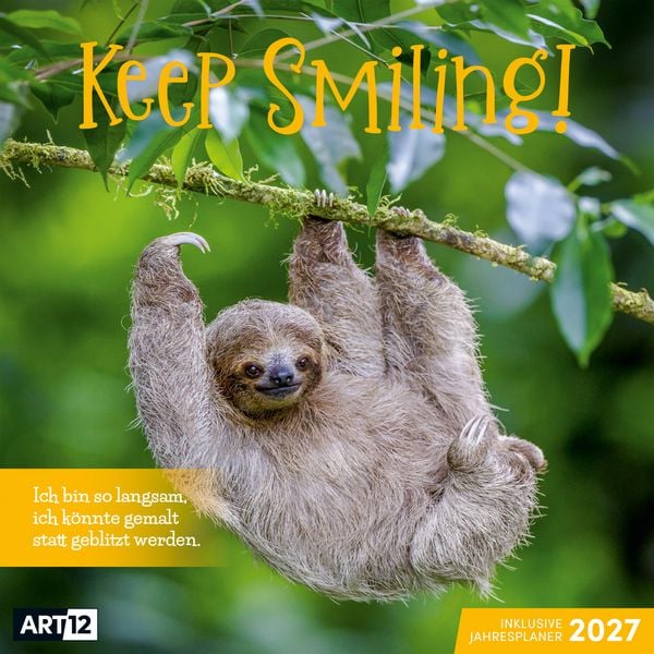 Produktbild: Keep Smiling Kalender 2027 - 30x30 - Art12