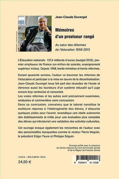 Produktbild: Memoires d'proviseur range au c