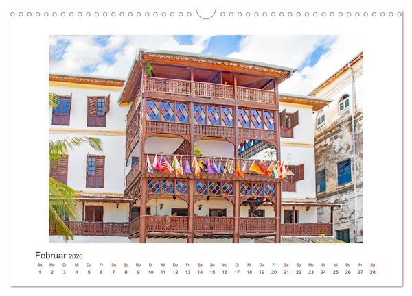 Produktbild: Stone Town - Impressionen (Wandkalender 2026 DIN A3 quer), CALVENDO Monatskalender