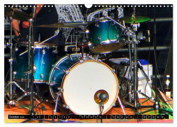 Produktbild: Drums On Stage - Let's Rock (Wall Calendar 2026 DIN A3 landscape), CALVENDO 12 Month Wall Calendar