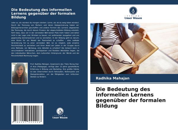 Produktbild: Die Bedeutung des informellen Lernens gegen&uuml;ber der formalen Bildung