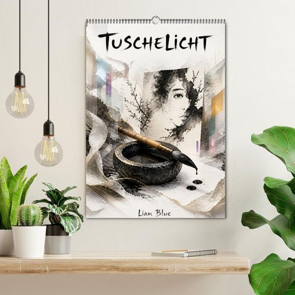 Produktbild: Tuschelicht (Wandkalender 2027 DIN A2 hoch), CALVENDO Monatskalender