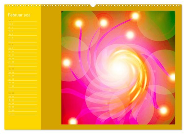 Produktbild: Energie-Spiralen 2026 (Wandkalender 2026 DIN A2 quer), CALVENDO Monatskalender