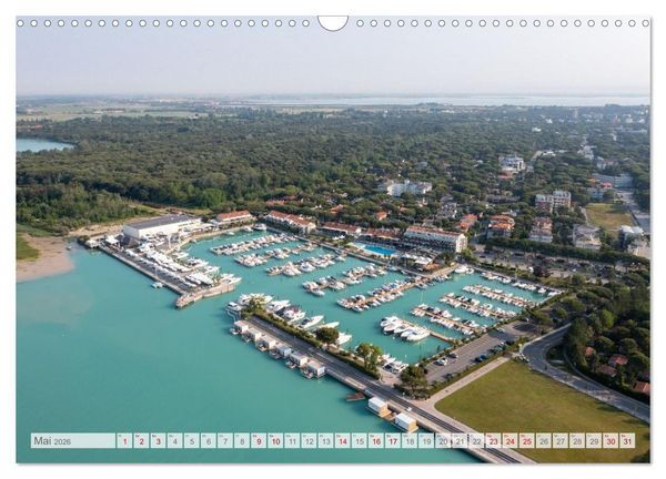 Produktbild: Lignano in Italien. Sommer Strand und Meer (Wandkalender 2026 DIN A3 quer), CALVENDO Monatskalender