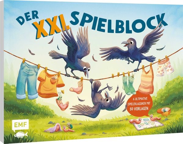 Produktbild: Der XXL-Spiel- und Spa&szlig;block mit 50 Vorlagen &ndash; Rabentastisch!