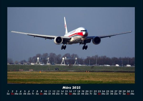 Produktbild: Flugzeuge 2025 Fotokalender DIN A4