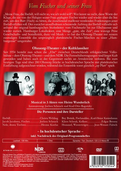 Produktbild: Ohnsorg-Theater Klassiker: Vom Fischer und seiner Frau