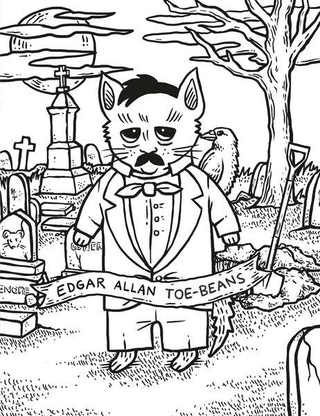 Produktbild: Literary Cats Coloring Book