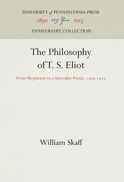 Produktbild: The Philosophy of T. S. Eliot