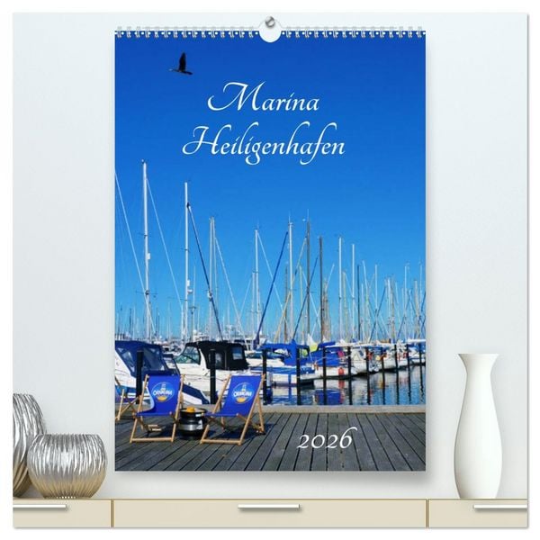Produktbild: Marina Heiligenhafen (hochwertiger Premium Wandkalender 2026 DIN A2 hoch), Kunstdruck in Hochglanz