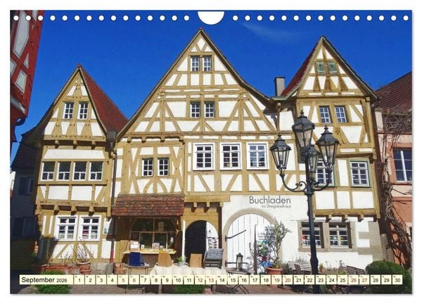 Produktbild: Unterwegs im Schwaben-Land (Wandkalender 2026 DIN A4 quer), CALVENDO Monatskalender