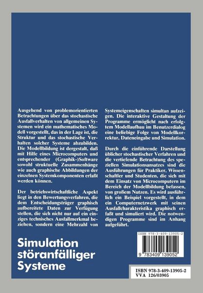 Produktbild: Simulation st&ouml;ranf&auml;lliger Systeme