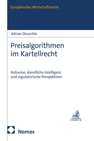 Produktbild: Preisalgorithmen im Kartellrecht