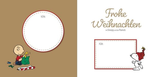 Produktbild: Peanuts Geschenkbuch: Frohe Weihnachten mit Snoopy und den Peanuts