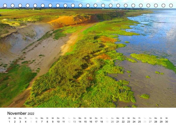 Produktbild: Sylt Impressionen aus der Luft (Tischkalender 2022 DIN A5 quer)