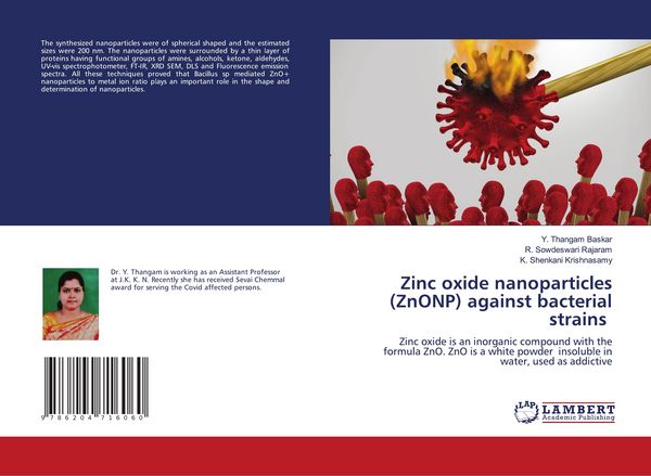 Produktbild: Zinc oxide nanoparticles (ZnONP) against bacterial strains