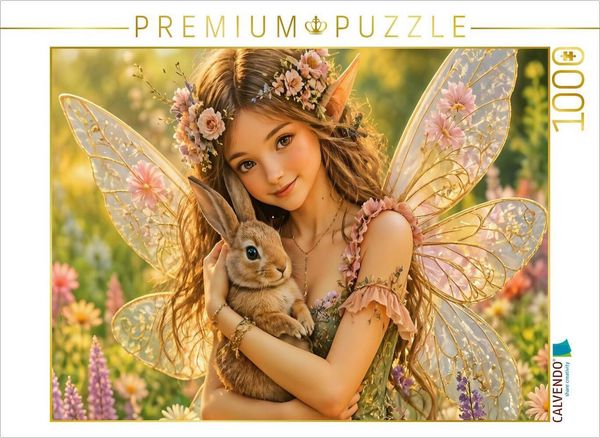 CALVENDO Puzzle Die Herzfee - Mit offenem Herzen | 1000 Teile Lege-Größe 64x48cm Foto-Puzzle für glückliche Stunden