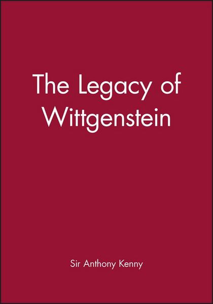 Produktbild: The Legacy of Wittgenstein