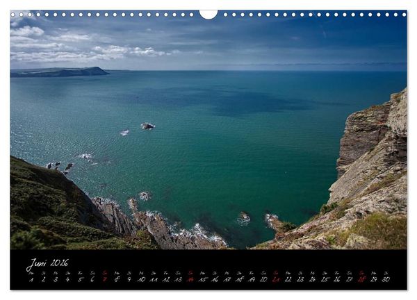 Produktbild: Wales - Pembrokeshire Coast Path (Wandkalender 2026 DIN A3 quer), CALVENDO Monatskalender