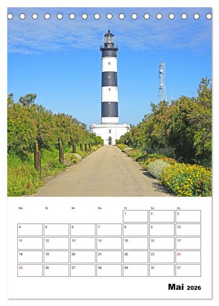 Produktbild: Frankreich erleben (Tischkalender 2026 DIN A5 hoch), CALVENDO Monatskalender