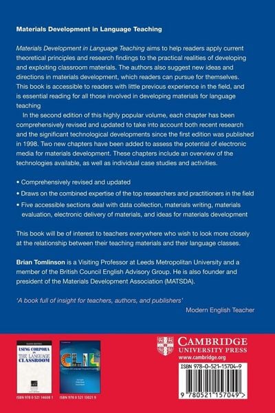 Produktbild: Materials Development in Language Teaching