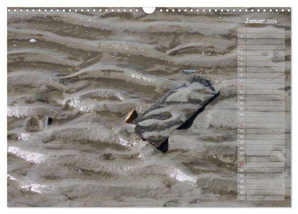 Produktbild: Strandspaziergang / Geburtstagskalender (Wandkalender 2026 DIN A3 quer), CALVENDO Monatskalender